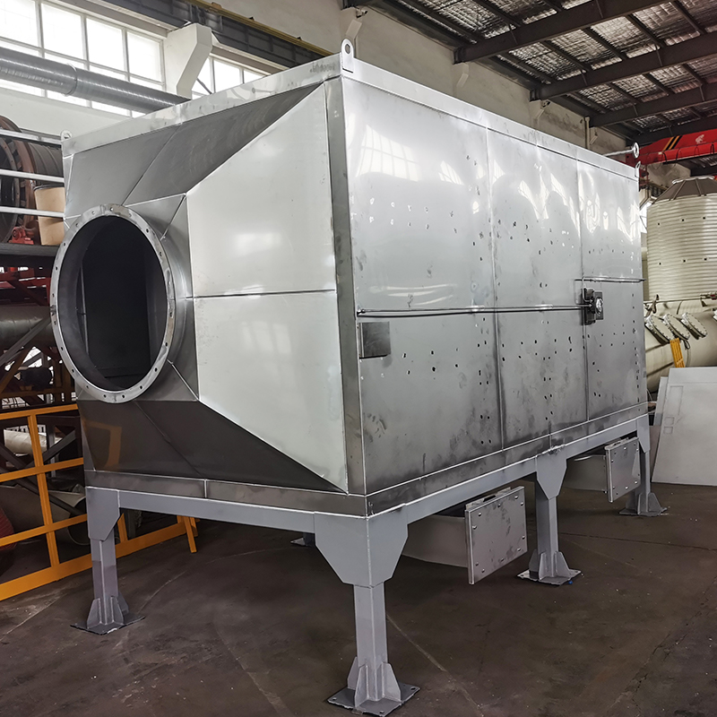 Estructura de carga superior y descarga lateral Caja de adsorción de carbón activado de acero inoxidable 304