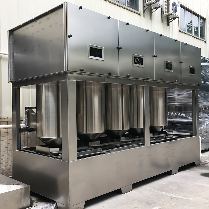 Torre de pulverización ciclónica híbrida