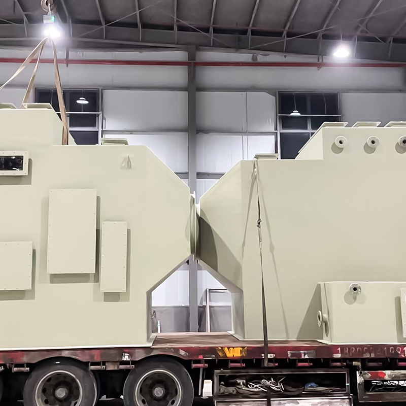 Torre depuradora horizontal FRP