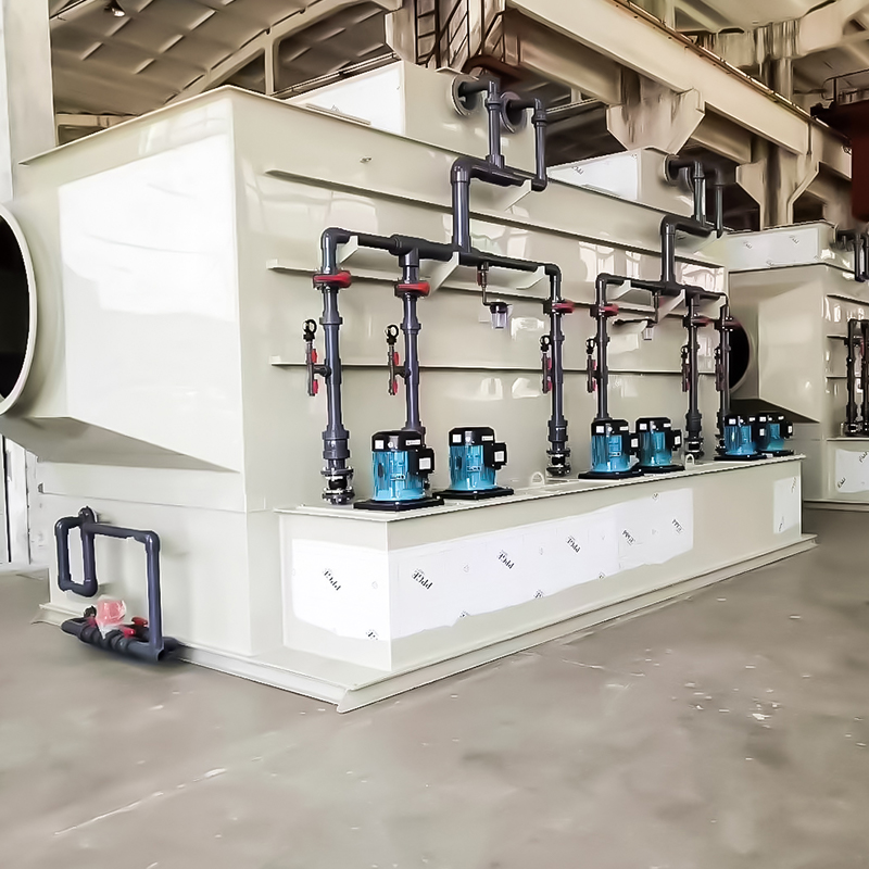 Torre depuradora horizontal de PP