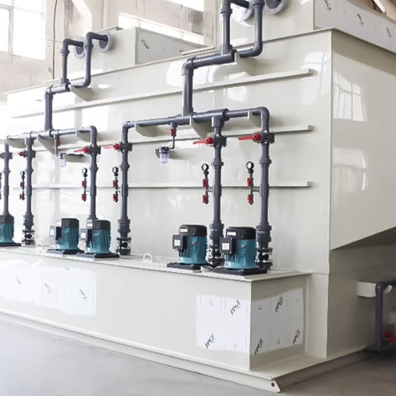 Torre depuradora horizontal de PP