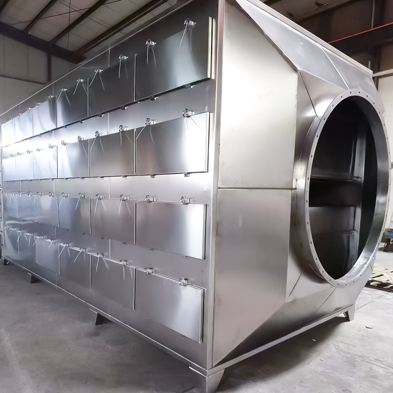 Estructura del cajón de la caja de adsorción de carbón activado de acero inoxidable 304