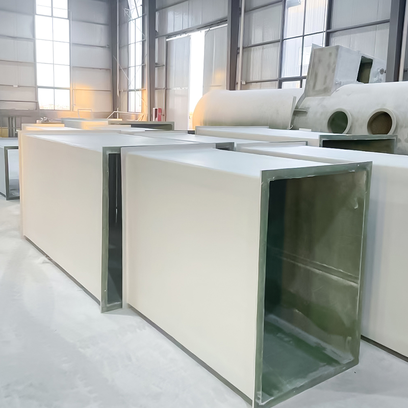 Accesorios para conductos de fibra de vidrio.