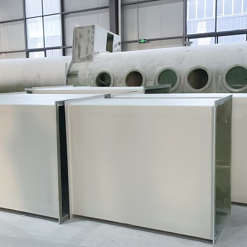 Accesorios para conductos de fibra de vidrio.