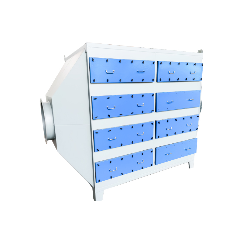 Filtro de carbón activado de acero al carbono tipo cajón