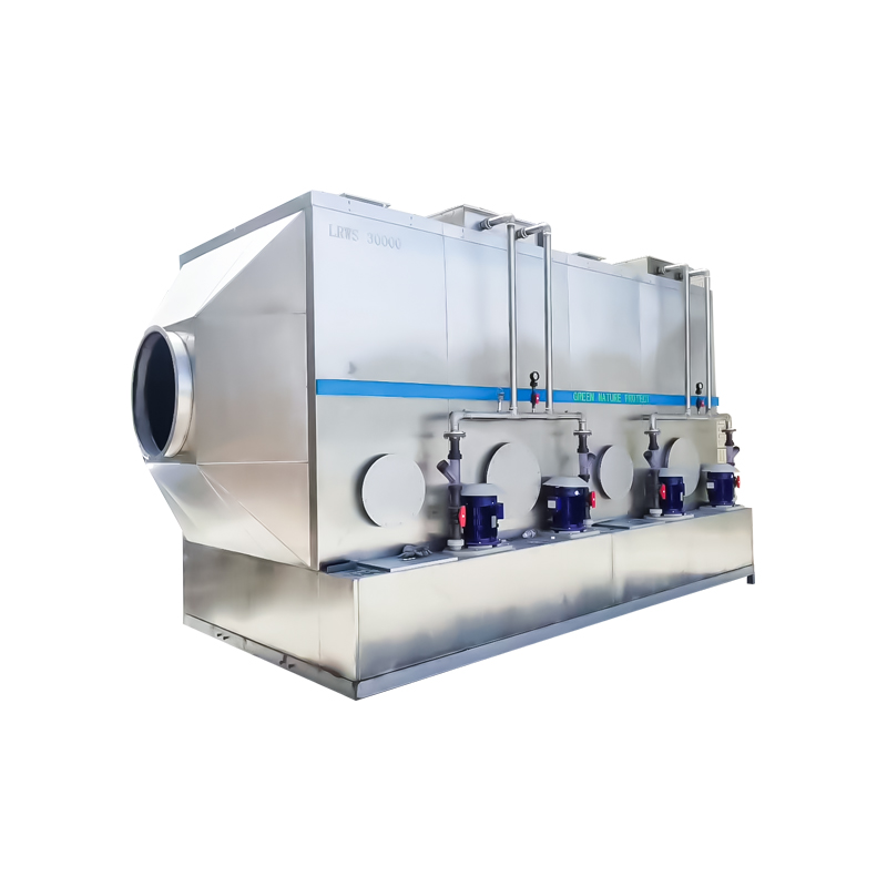 Torre depuradora horizontal de acero inoxidable 304