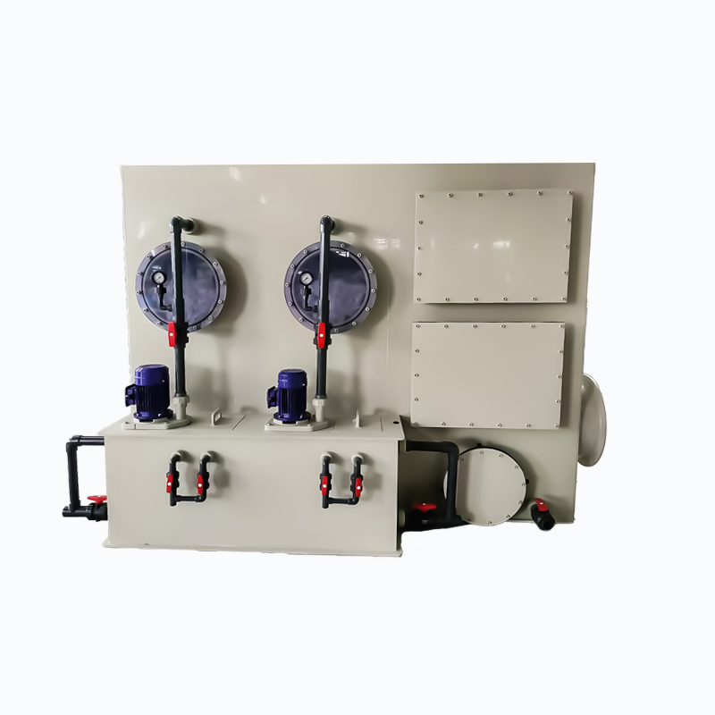 Torre depuradora horizontal de PP