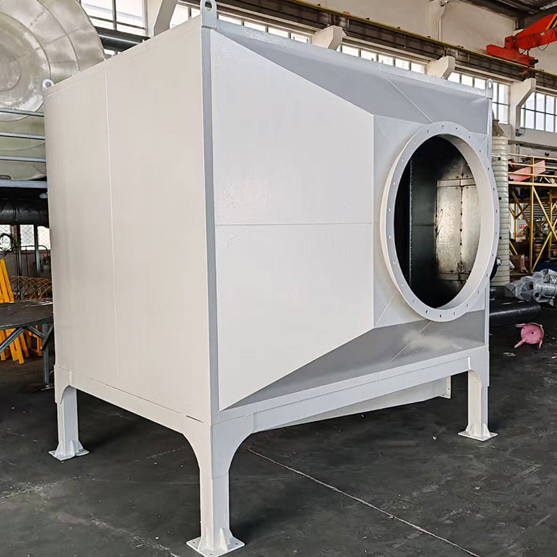 Caja de adsorción de carbón activado de acero al carbono con carga superior y carga lateral inferior